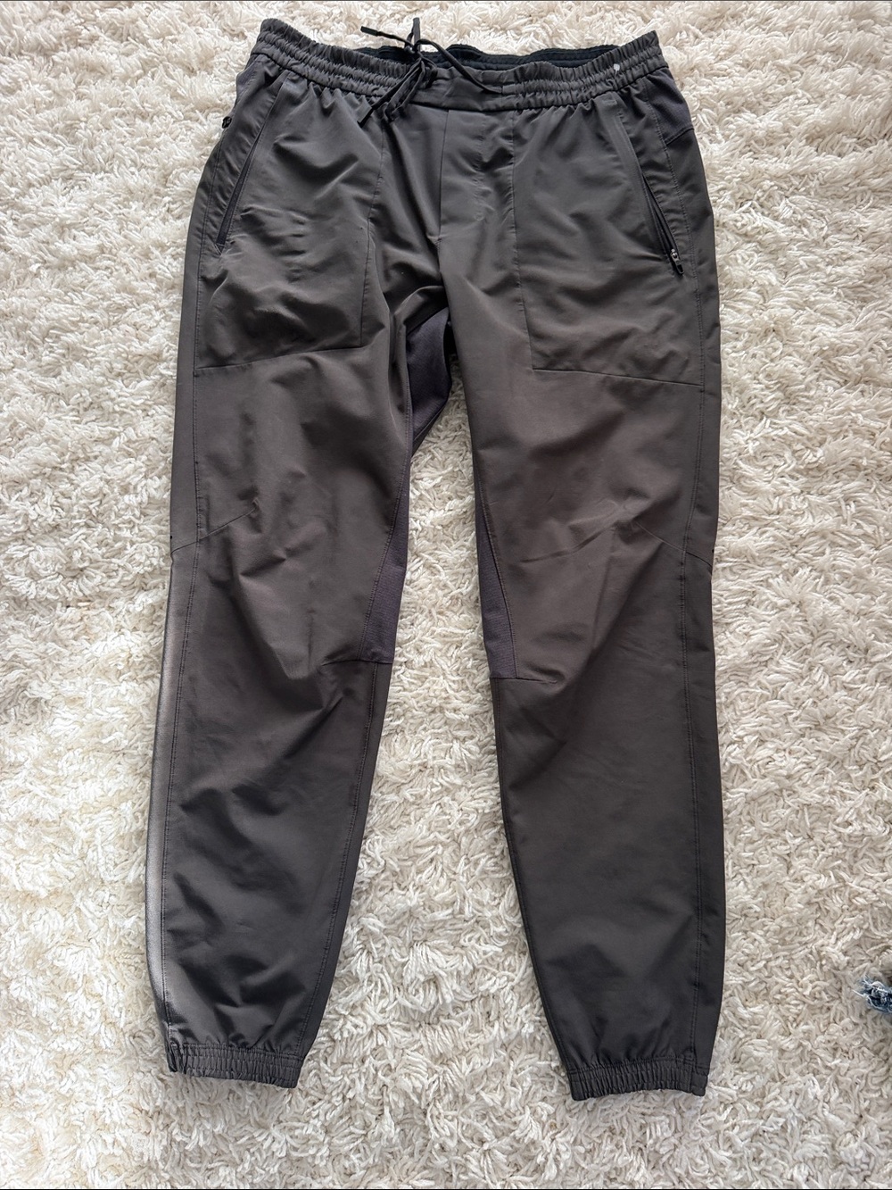 lululemon athletica Men's Black Stretch Jogger Pants